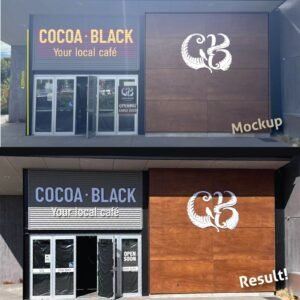 3D lettering Mockup