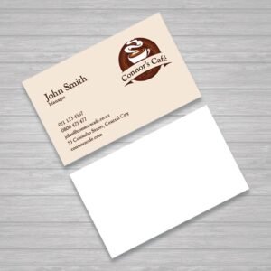 Single Sided Business Card