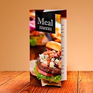 Folded Cafe Menu