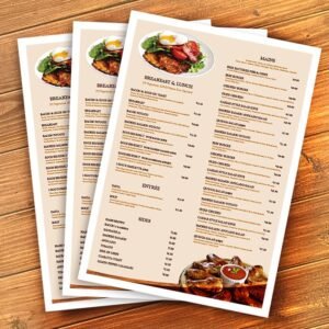 Plain Paper Flyer